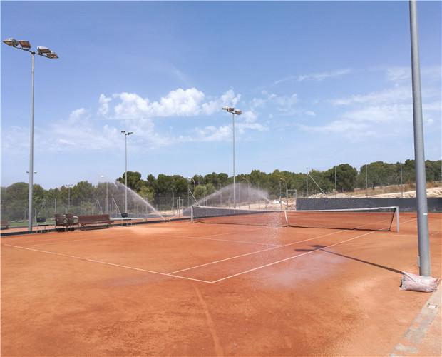 欧洲传统红土网球场系统的施工工艺
