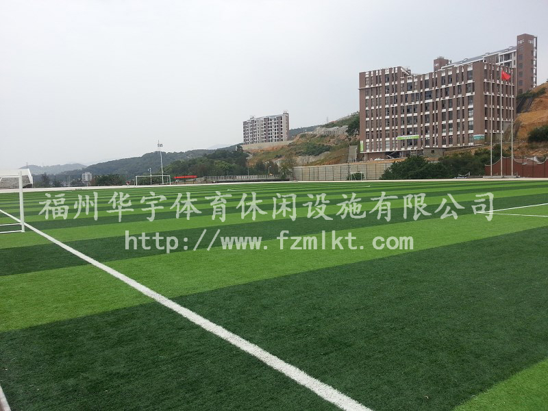 外语外贸学校标准400米足球场